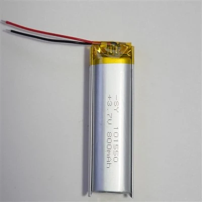 Lithium-iontová polymerová baterie 3,7 V 800 mAh